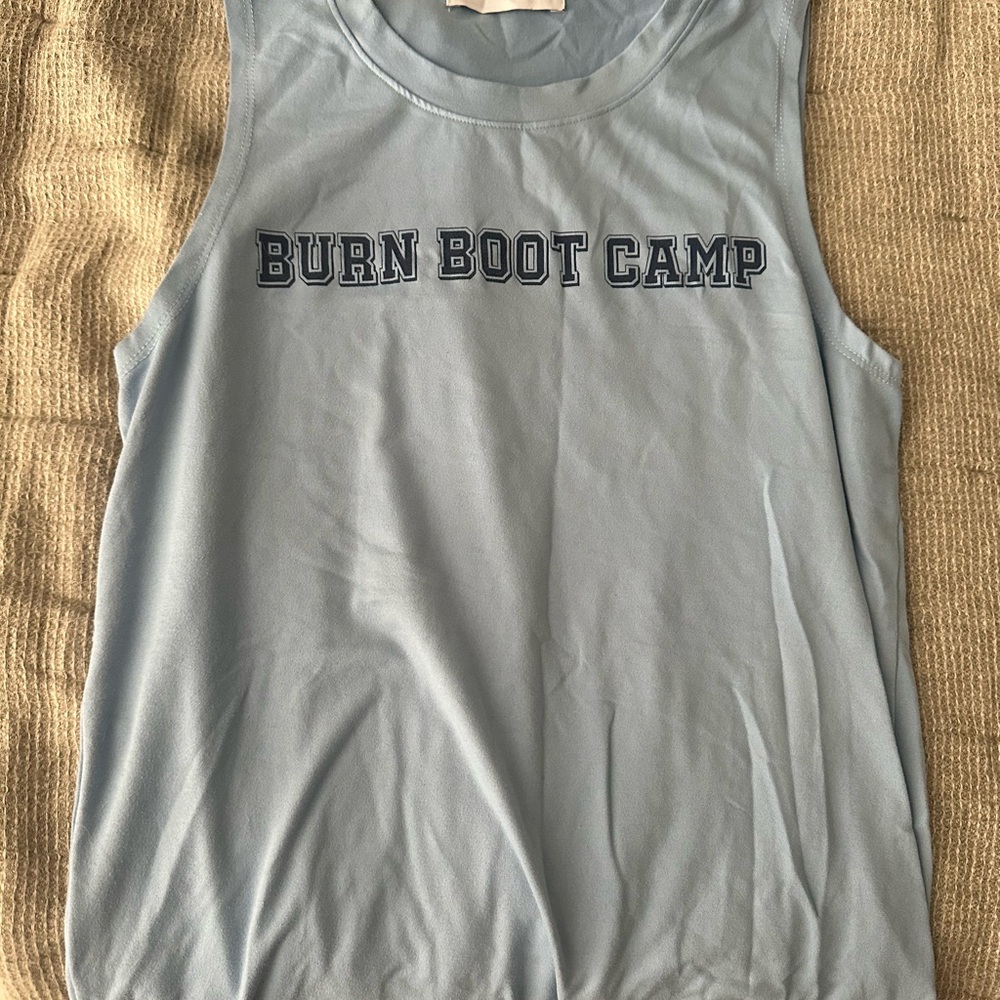 Burn Boot Camp Women's Blue Tank Top